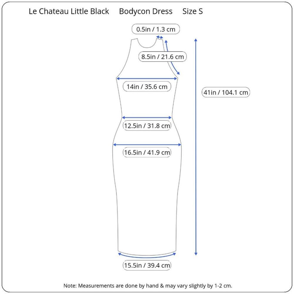 SOLD | NWT Le Chateau Little Black Halter Bodycon Dress - Picture 11 of 15